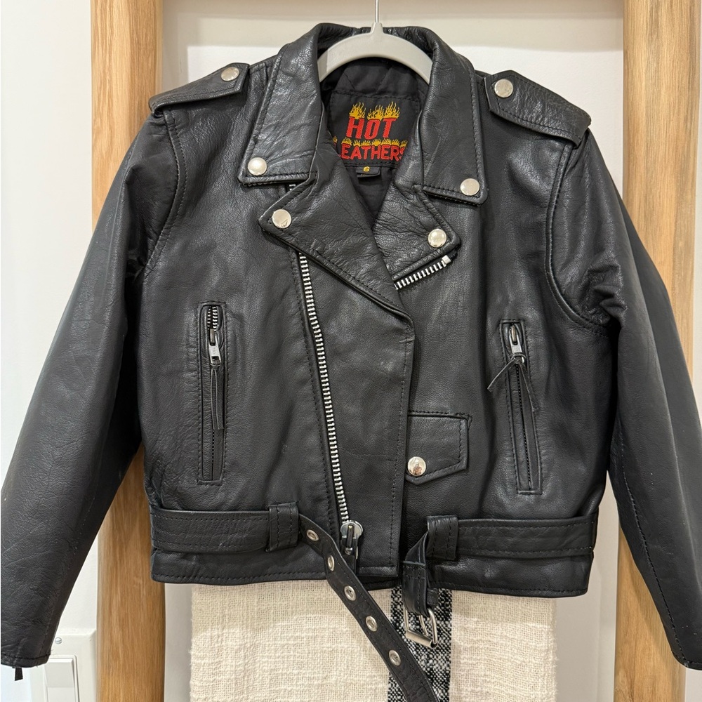 Black Leather Biker Jacket